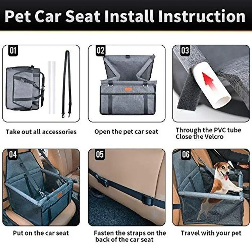 Dog Car Seat Portable Pet Booster Car‎ Seat